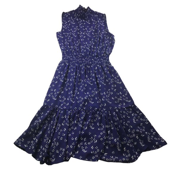Nanette Nanette Lepore Dresses & Skirts - Nanette Nanette Lepore Fit & Flare Dress Size 6 Elastic Waist High Neck New
